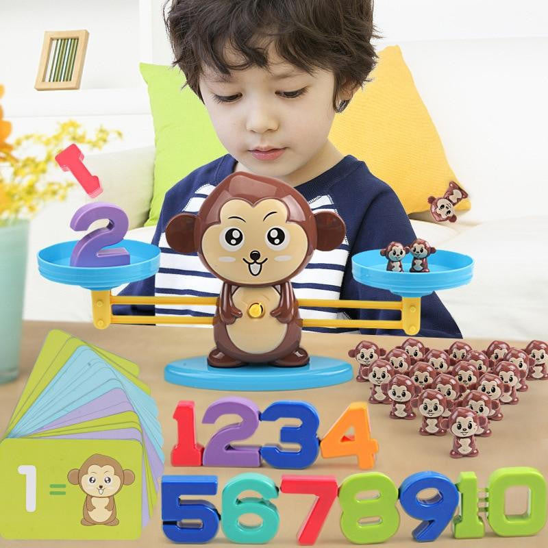 Math Balance Toy with Monkey Scale and Counting Game - view 6