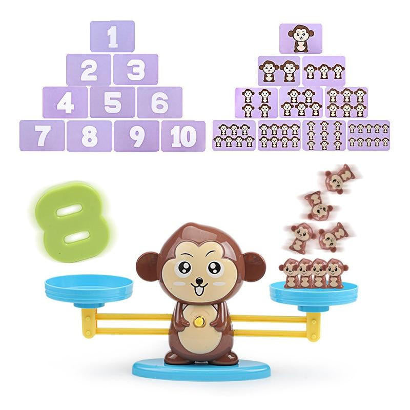 Math Balance Toy with Monkey Scale and Counting Game - view 5