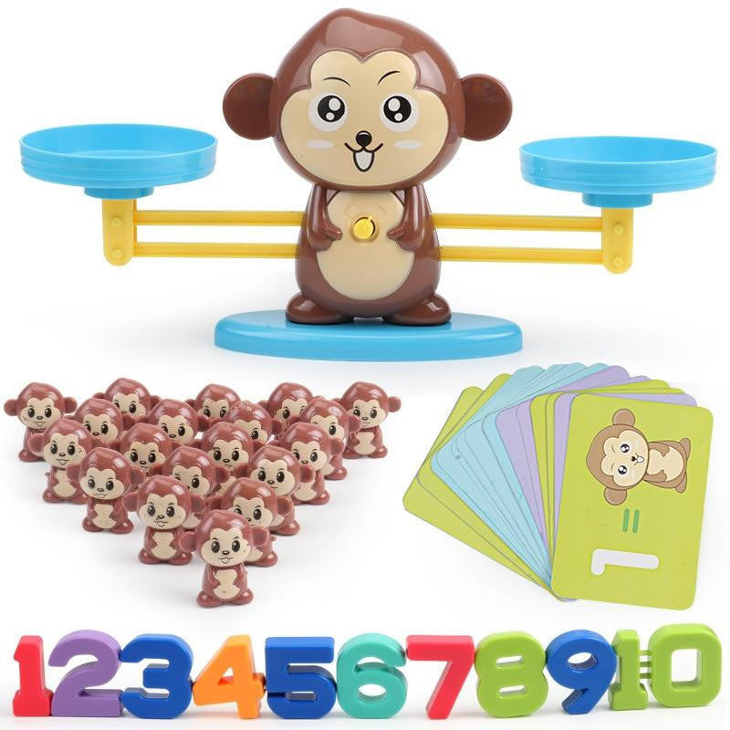 Math Balance Toy with Monkey Scale and Counting Game - view 2