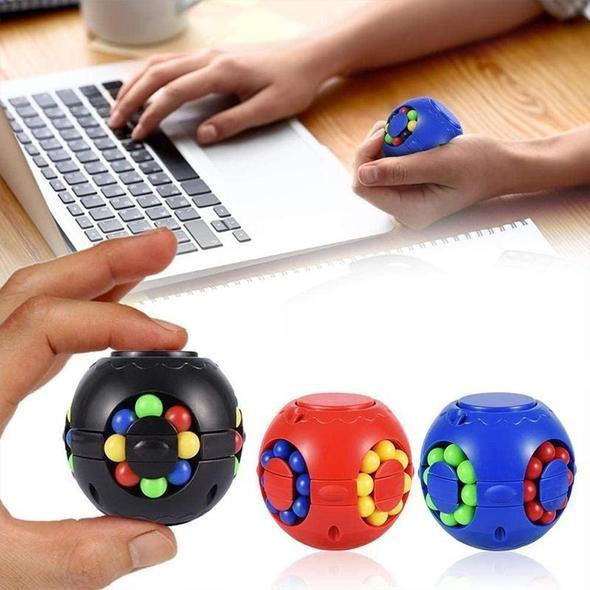 Fidget Puzzle Ball with Rotating Colored Beads - view 8