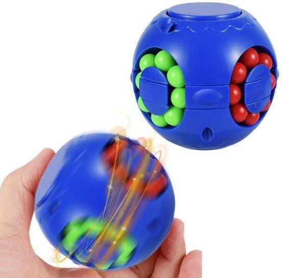 Fidget Puzzle Ball with Rotating Colored Beads - view 10