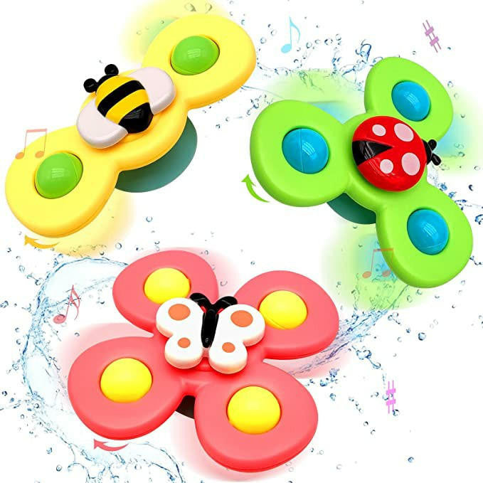 Suction Spinner Toy with Animal Designs for Babies