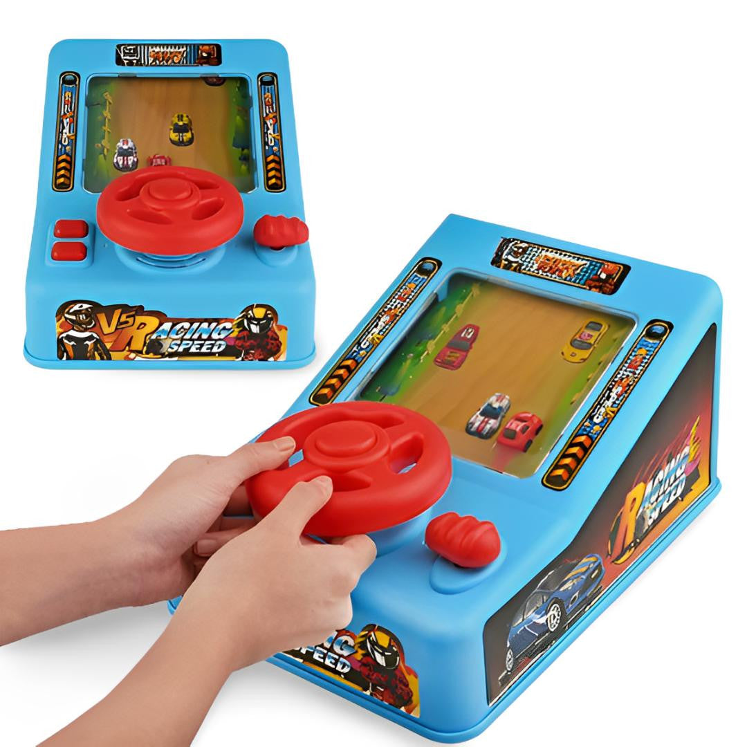 Racing Game Console Toy with Steering Wheel and Sounds - view 8