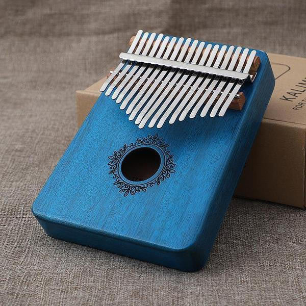 Kalimba 17 Keys Thumb Piano in Mahogany Wood - view 5