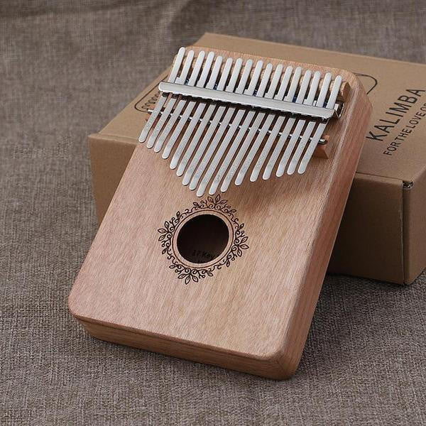 Kalimba 17 Keys Thumb Piano in Mahogany Wood