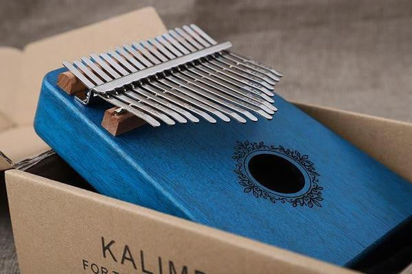 Kalimba 17 Keys Thumb Piano in Mahogany Wood - view 8