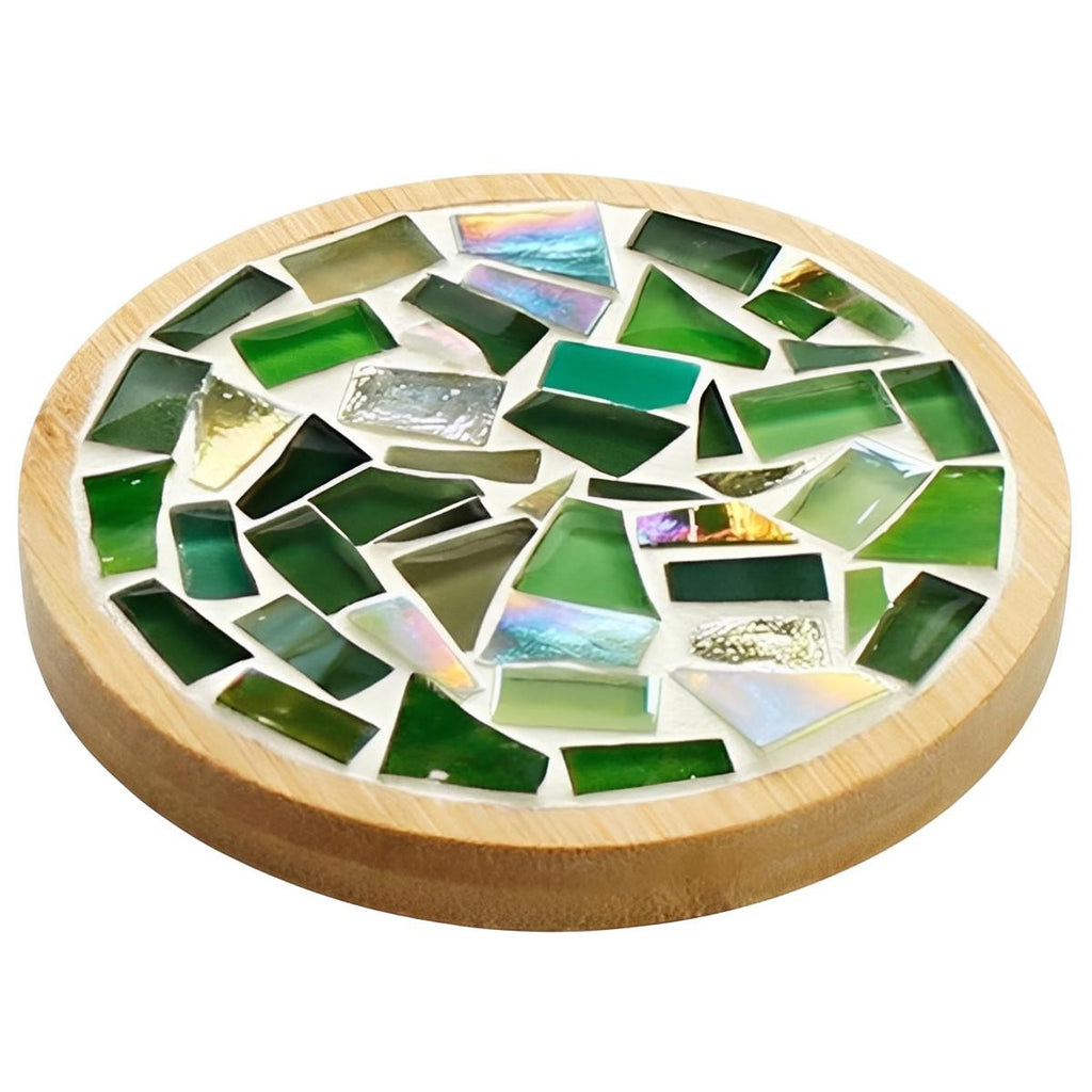 Mosaic Craft Kit for Coasters with Colorful Glass Tiles - view 8