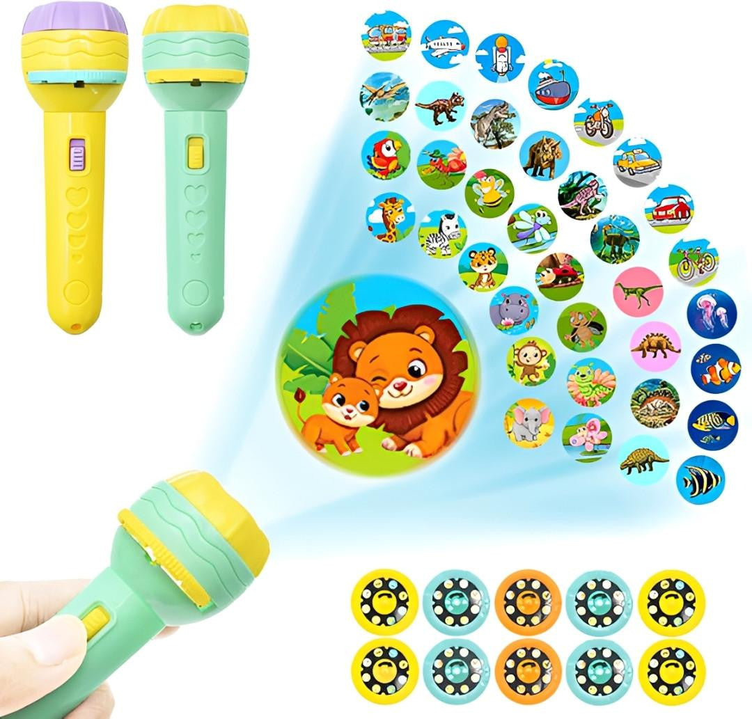 Projector Flashlight for Kids with Animal Slides - view 9