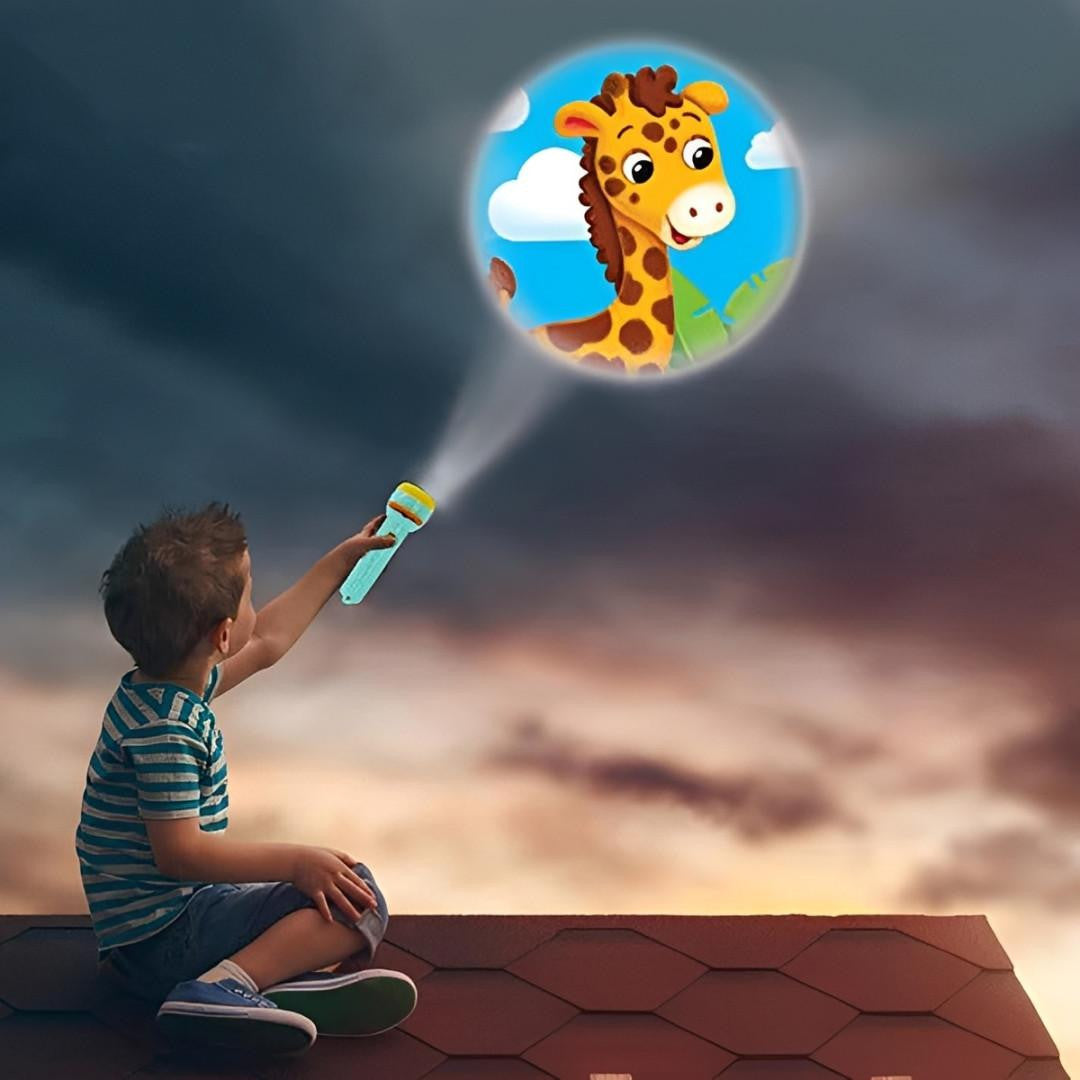 Projector Flashlight for Kids with Animal Slides - view 6