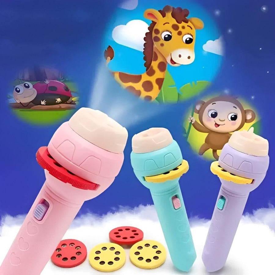 Projector Flashlight for Kids with Animal Slides - view 2