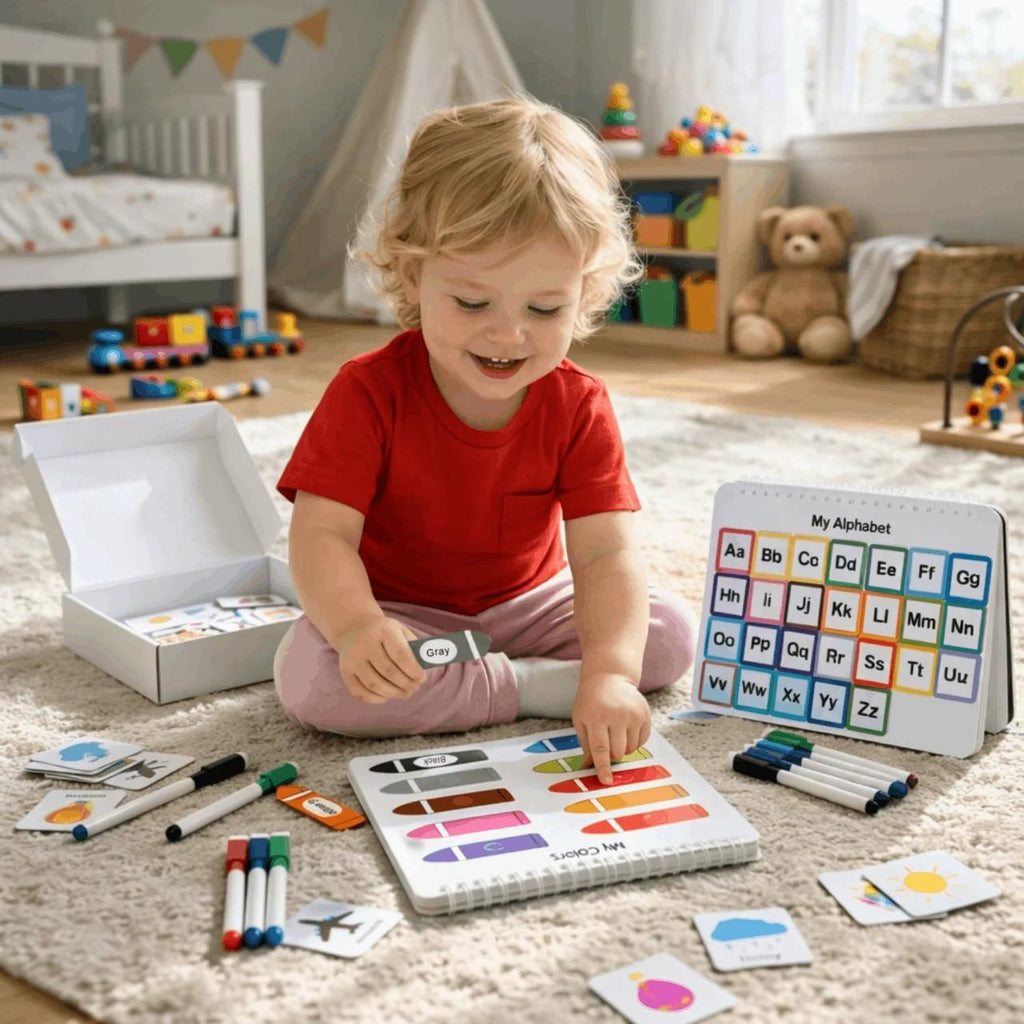 Reusable Preschool Activity Book with 30 Educational Themes - view 9