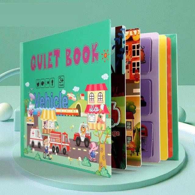 Activity Book Toddlers with Reusable Stickers and Themes - view 8