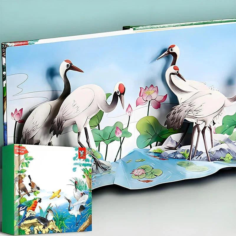 3D Pop-Up Book with Animals for Children - view 3