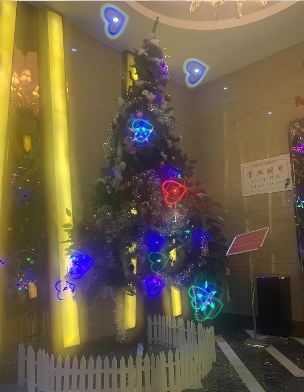 Diffraction Heart Glasses with Light Effect for Events - view 7