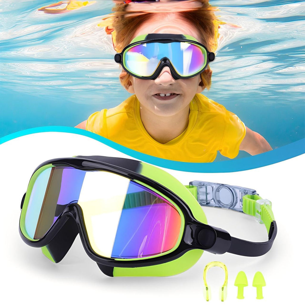 Swim Goggles Kids with Nose Clip and Ear Plugs Set - view 8