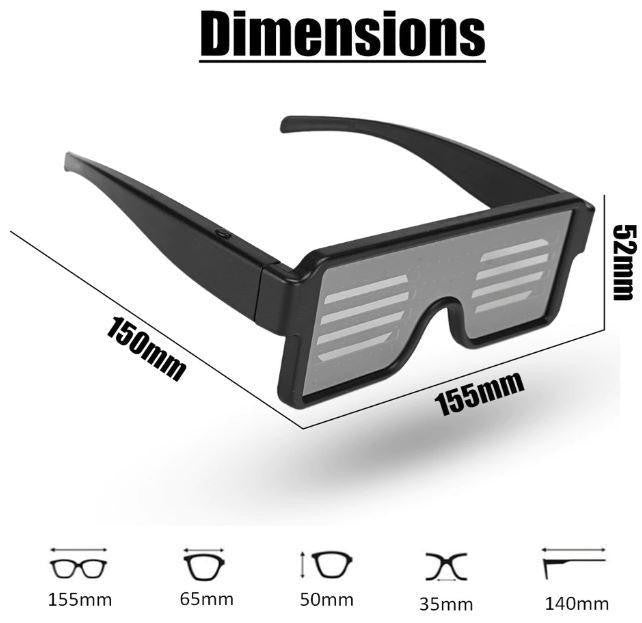 LED Party Glasses with Customizable Light Patterns - view 10