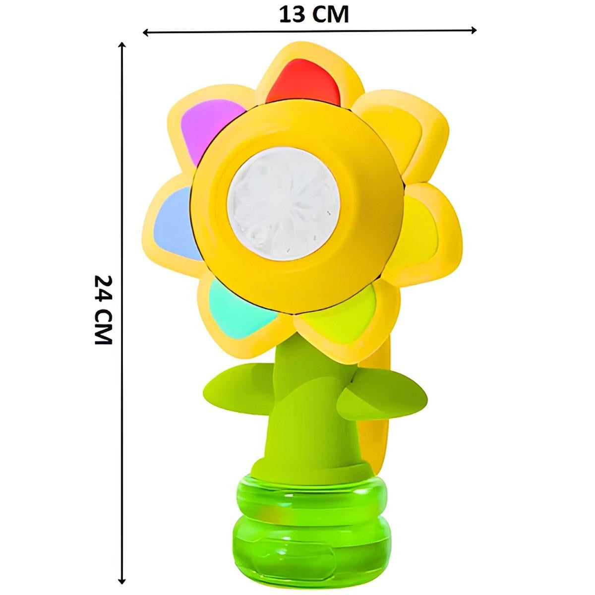 Bubble Machine Toy Flower Design with Automatic Rotation - view 8