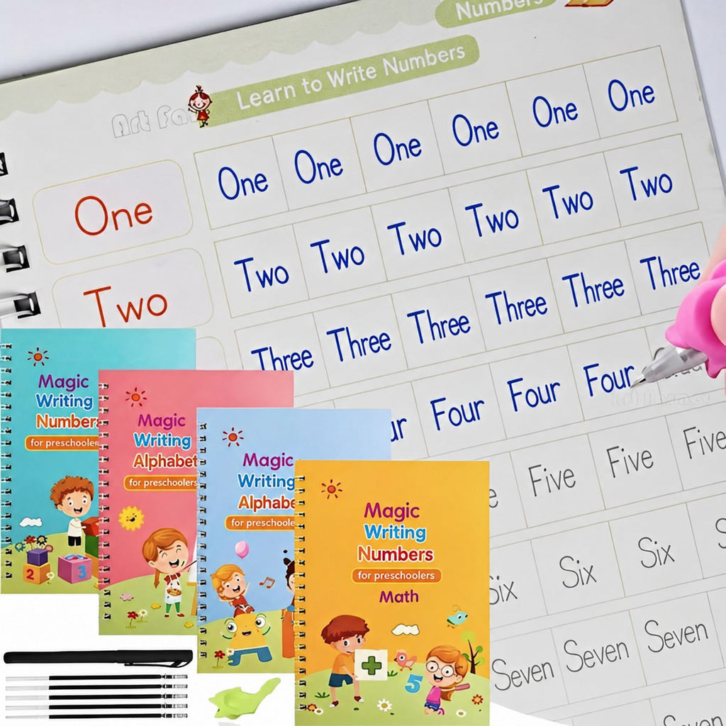 Magic Writing Notebook Set with Reusable Pages for Kids - view 2