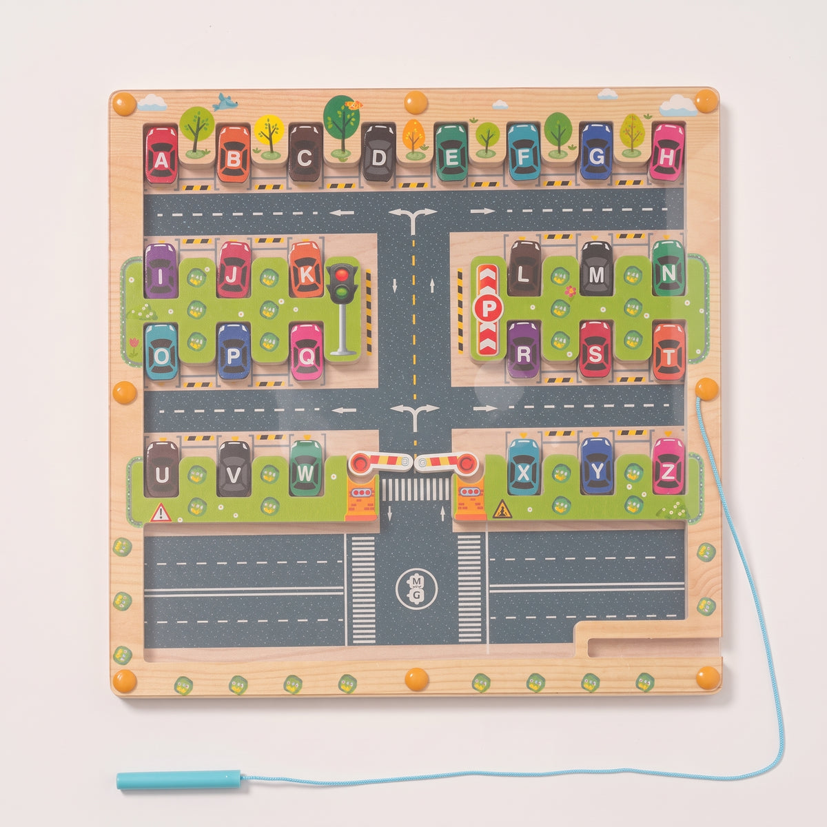 Montessori Alphabet Parking Maze