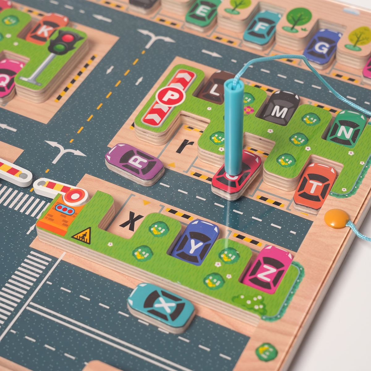 Montessori Alphabet Parking Maze
