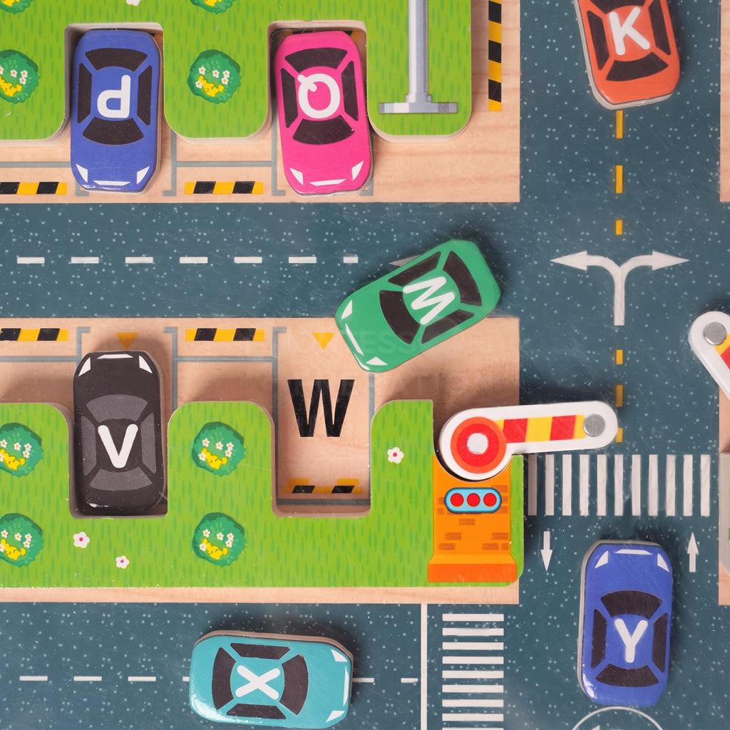 Montessori Alphabet Parking Maze
