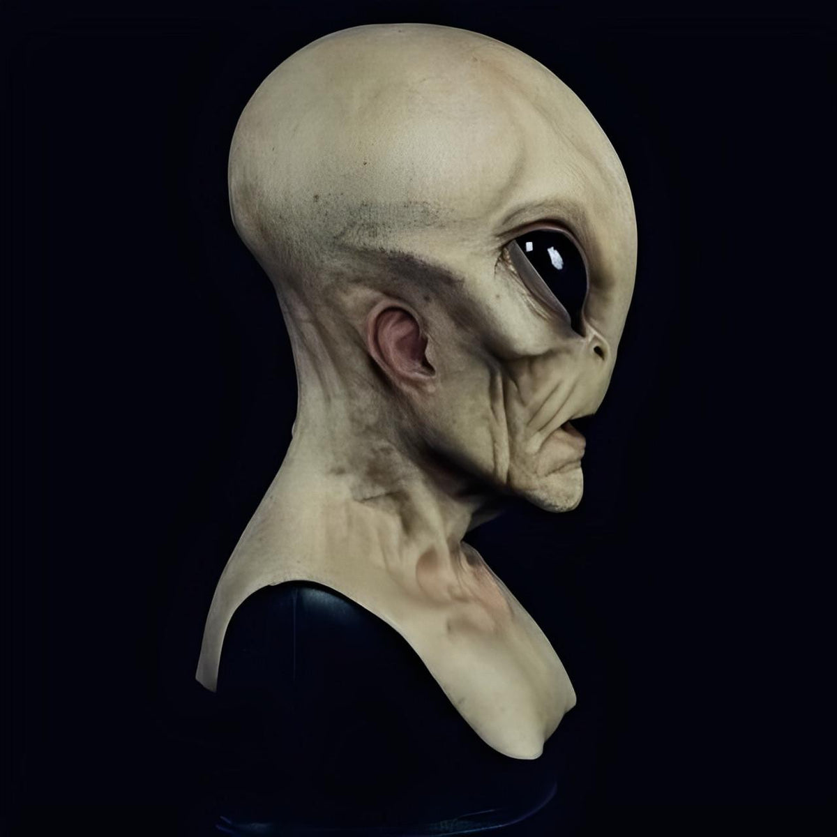 Alien Mask Realistic Full Head Silicone Costume - view 9