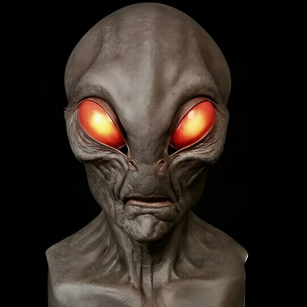 Alien Mask Realistic Full Head Silicone Costume - view 6