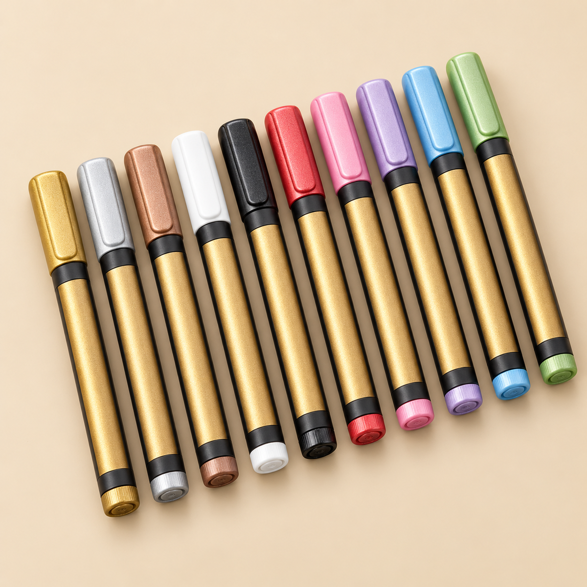 Metallic paint pens set of 10