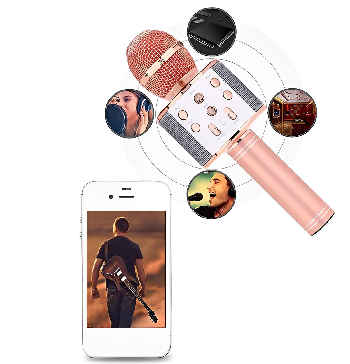 Wireless Karaoke Microphone with Bluetooth Speaker - view 9