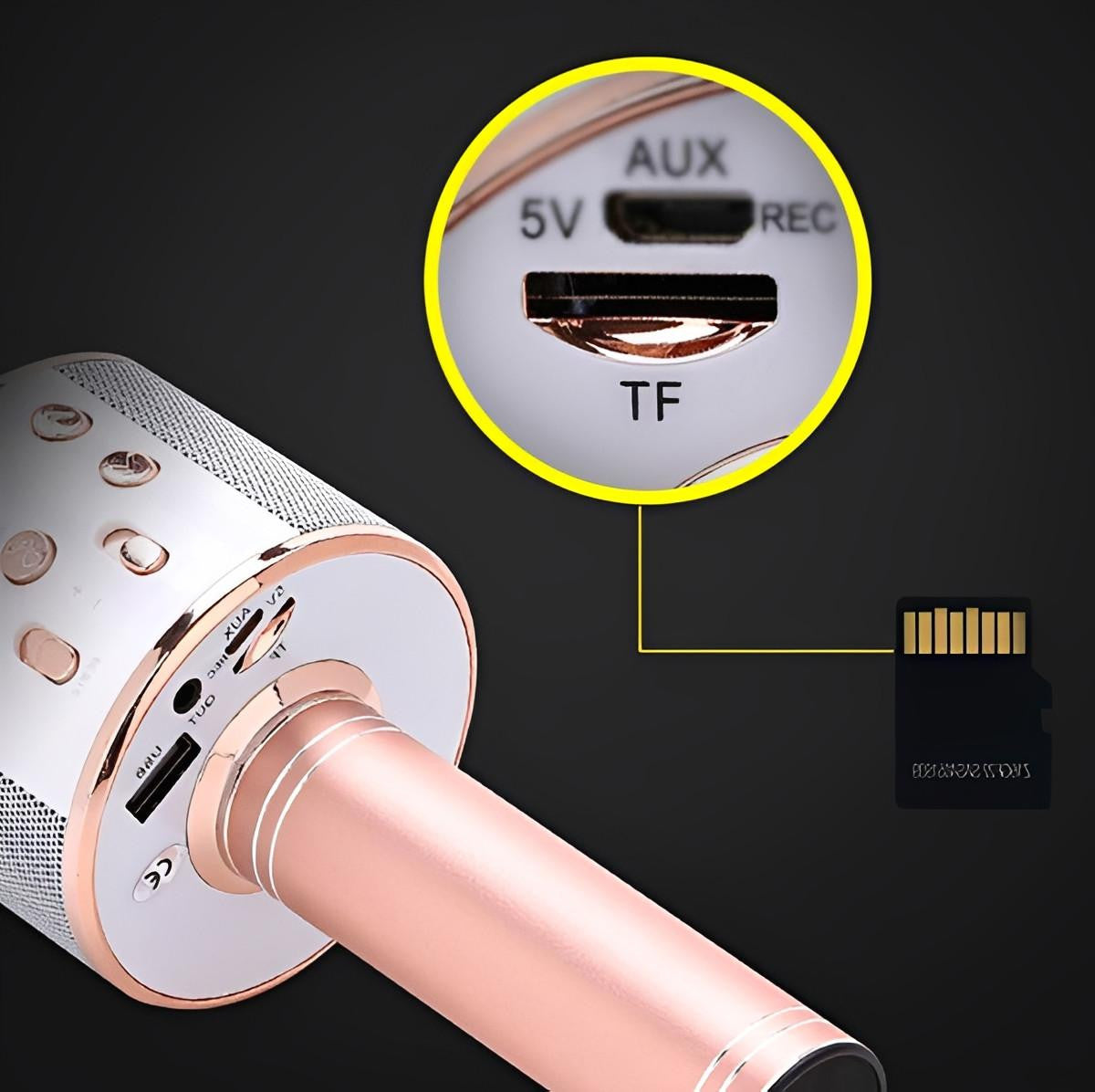 Wireless Karaoke Microphone with Bluetooth Speaker - view 2
