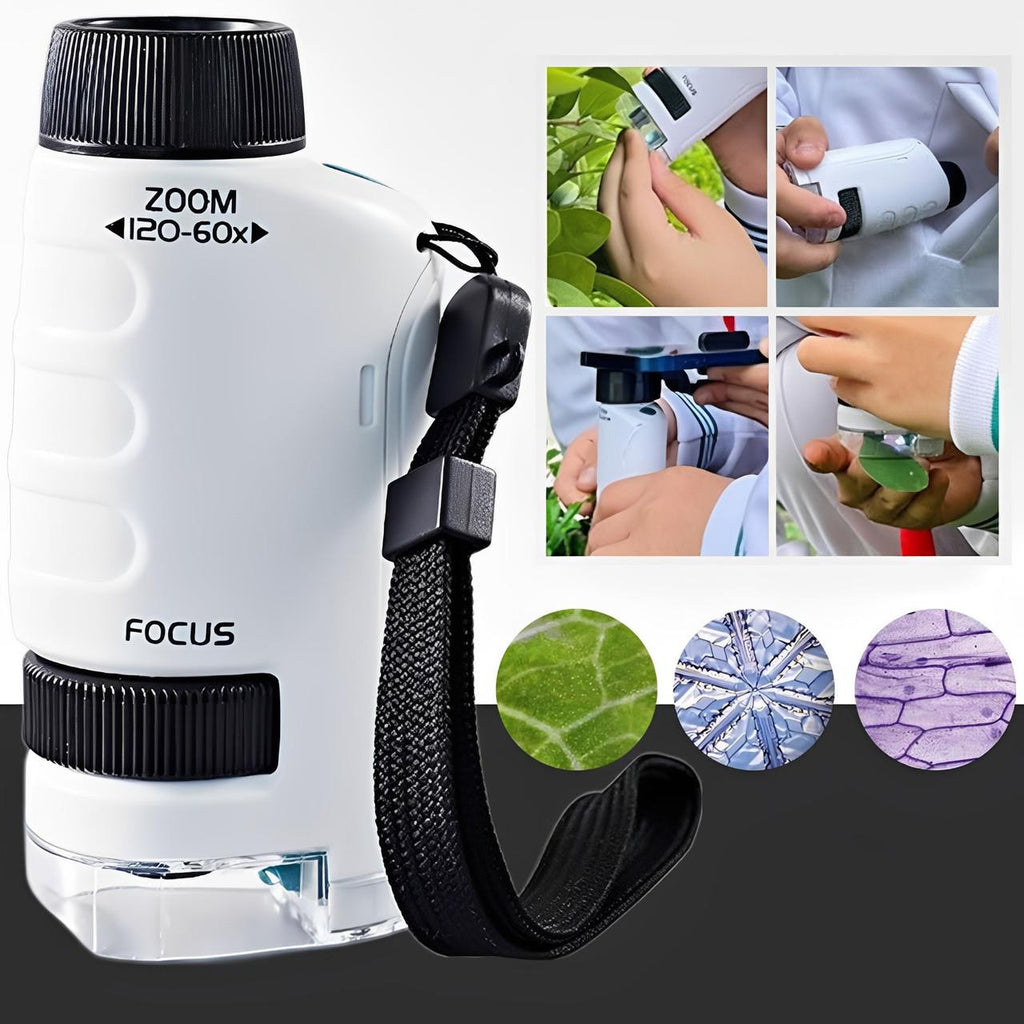 Pocket Microscope for Kids with LED and Zoom 120x - view 8