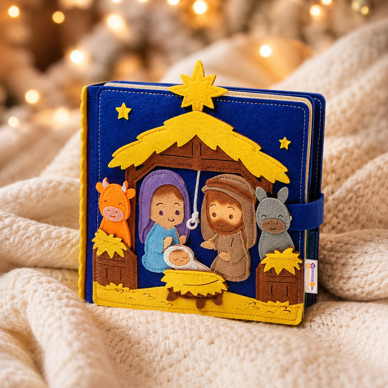 Montessori Nativity Scene Soft Book