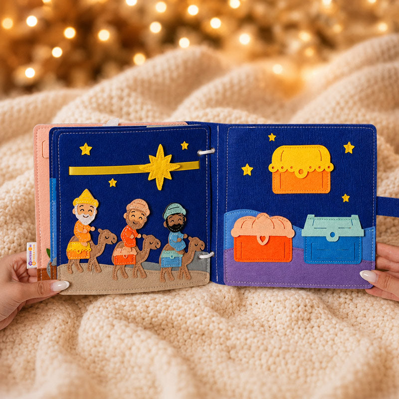 Montessori Nativity Scene Soft Book