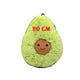 Avocado Plush Toy with Smiling Face and Fluffy Texture - view 8