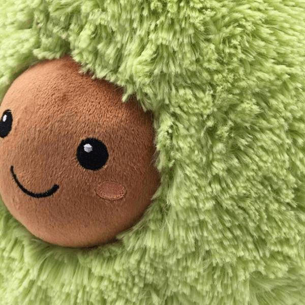 Avocado Plush Toy with Smiling Face and Fluffy Texture - view 5