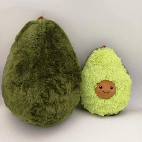 Avocado Plush Toy with Smiling Face and Fluffy Texture - view 2