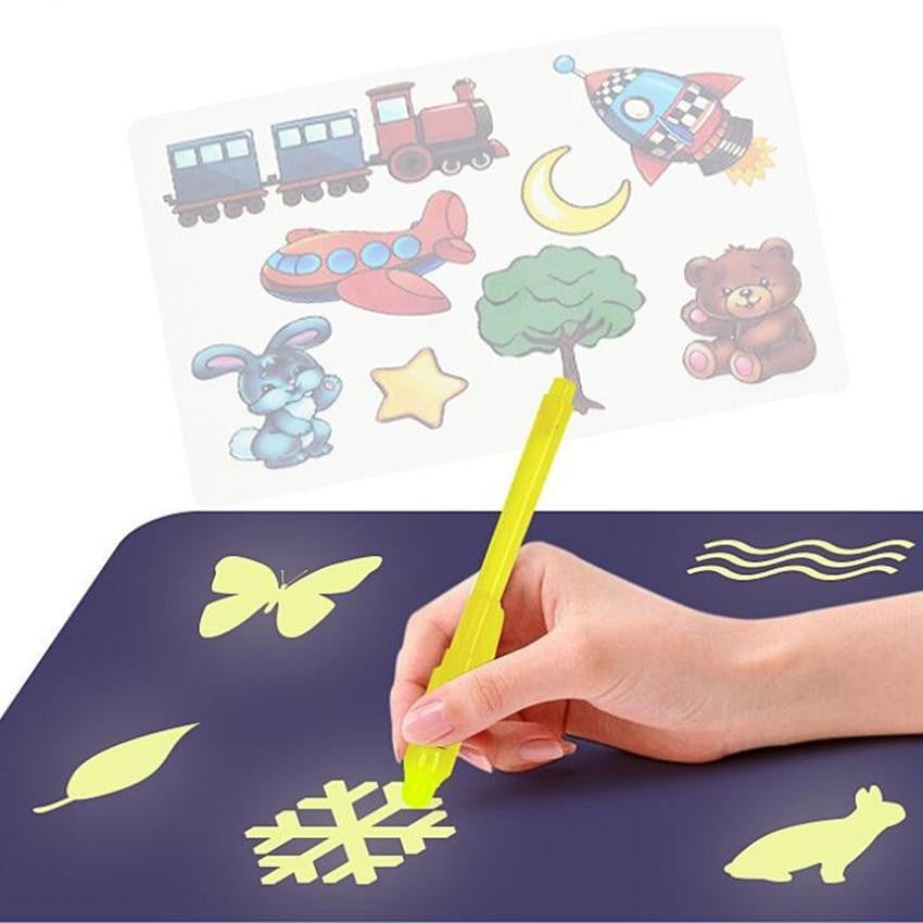 Glow Drawing Board with Light Pen and Erasable Surface - view 6