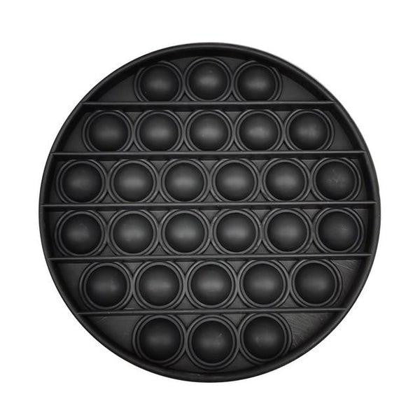 Pop It Strategy Game with Sensory Bubble Popping, Black