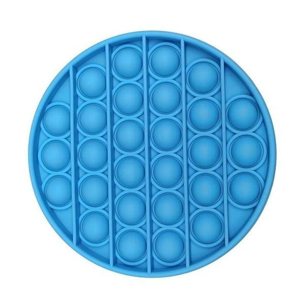 Pop It Strategy Game with Sensory Bubble Popping, Blue