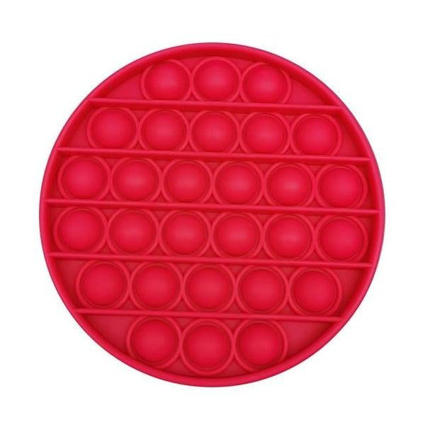 Pop It Strategy Game with Sensory Bubble Popping, Fuchsia