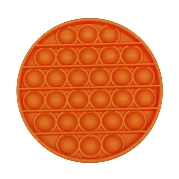 Pop It Strategy Game with Sensory Bubble Popping, Orange