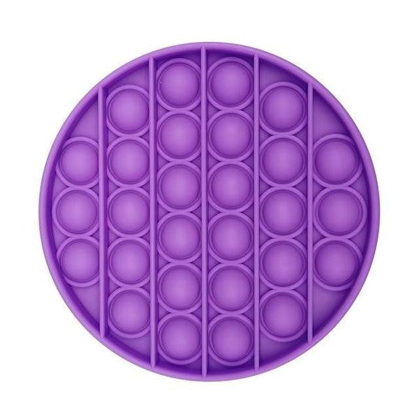 Pop It Strategy Game with Sensory Bubble Popping, Purple
