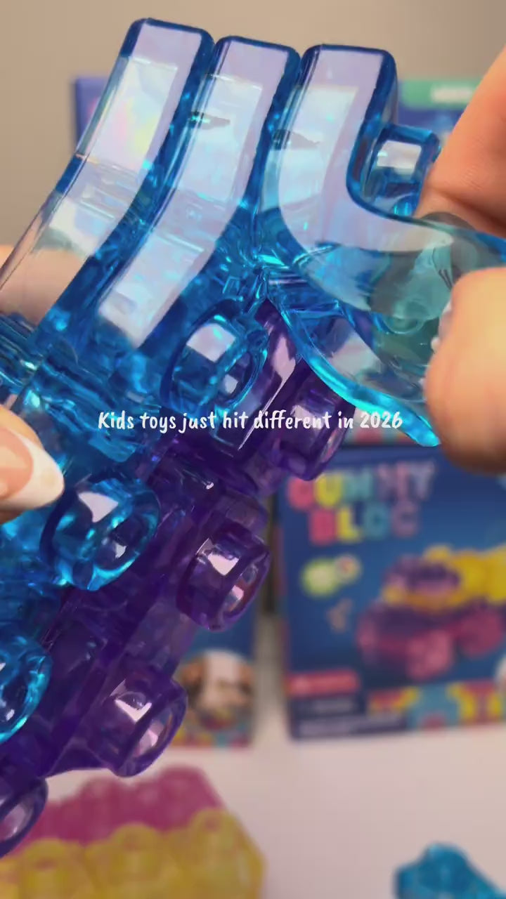 Unboxing the jelly blocks