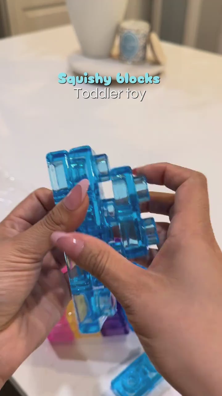 Stacking a tall tower of jelly blocks