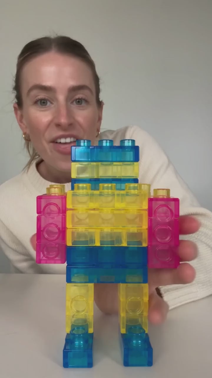 A robot built from jelly blocks