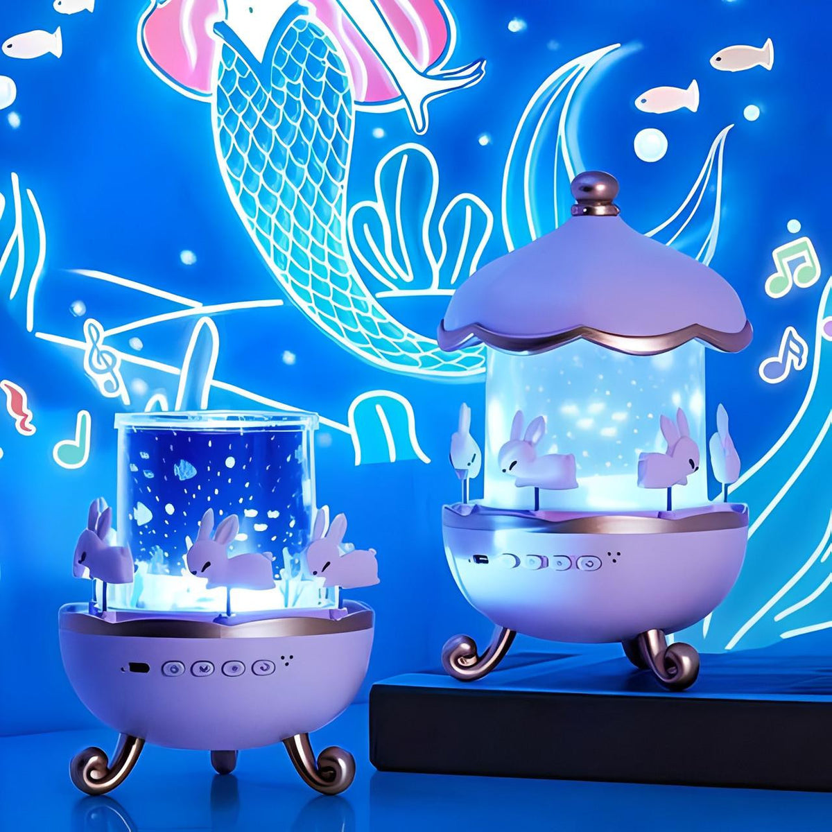 Carousel Night Light Projector with 12 Rotating Scenes - view 8