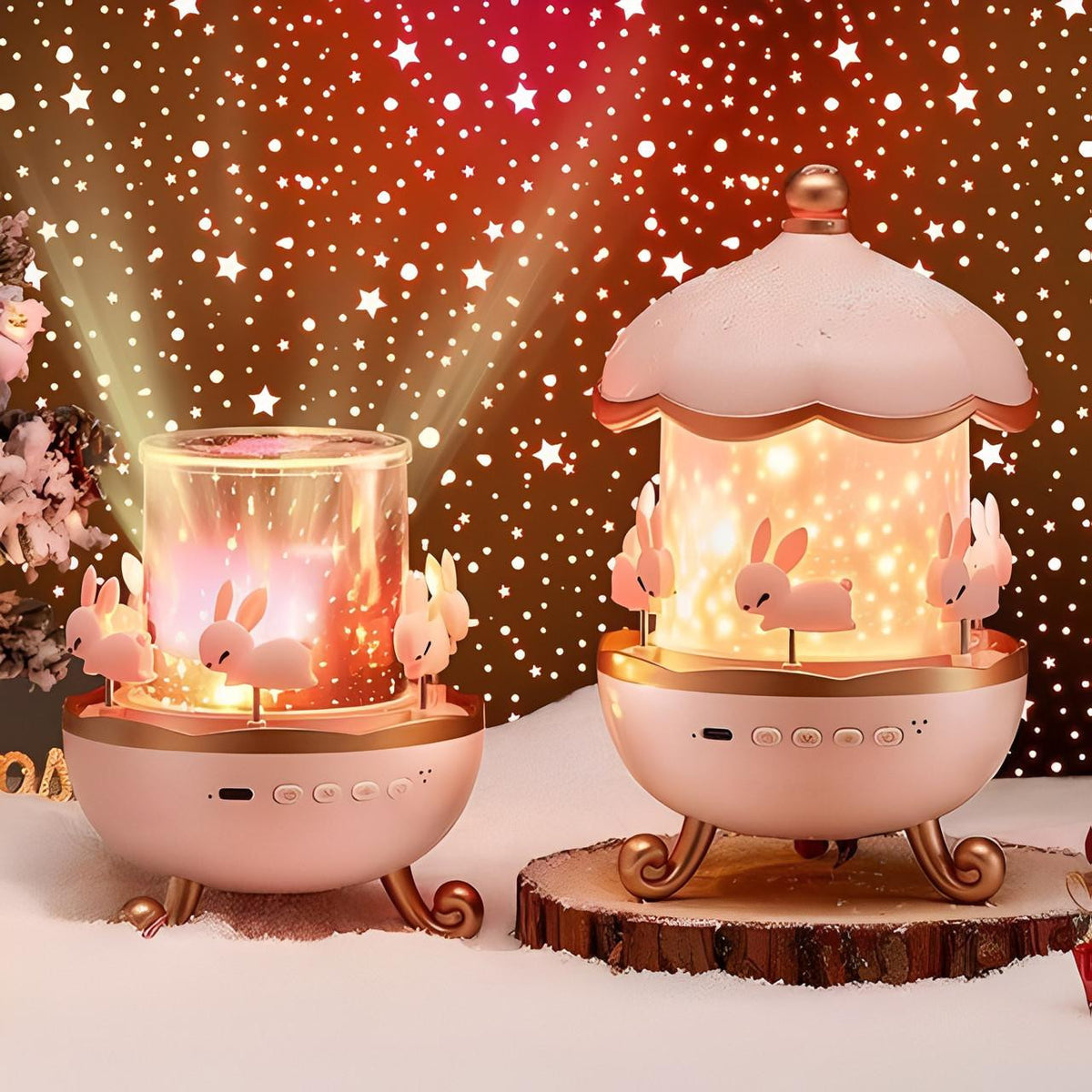 Carousel Night Light Projector with 12 Rotating Scenes - view 7