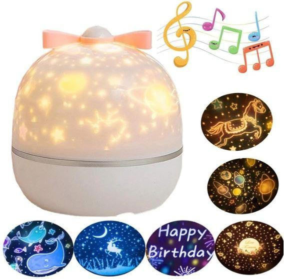 Star Projector Night Light with 6 Film Themes and Rotation - view 8