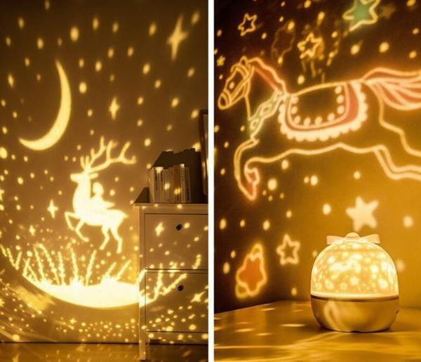 Star Projector Night Light with 6 Film Themes and Rotation - view 3
