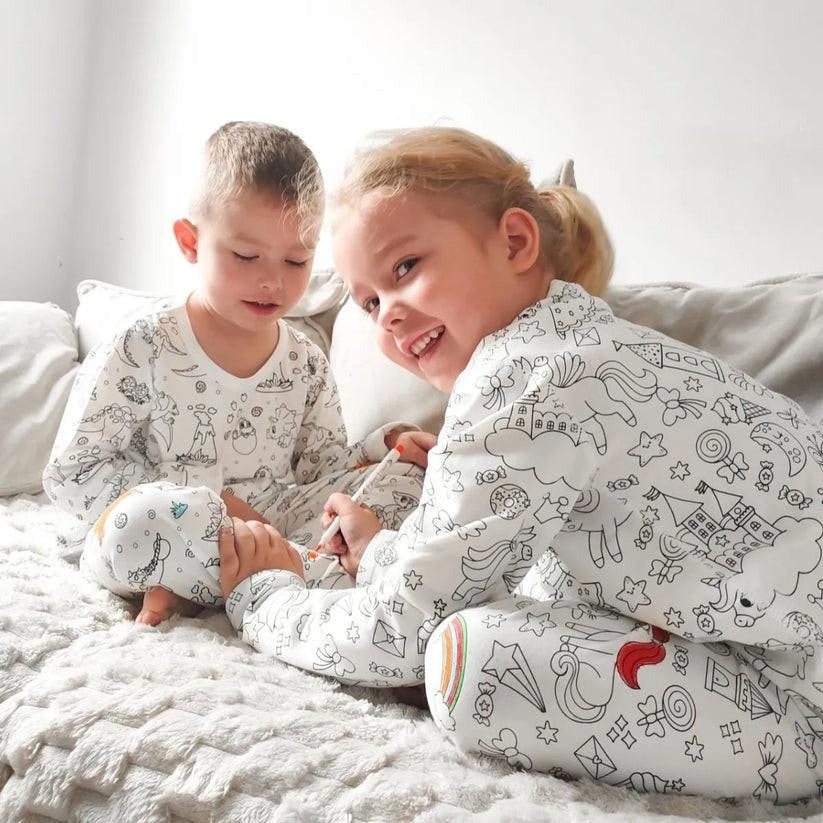 Coloring Pajamas for Kids with Creative Design Patterns - view 6
